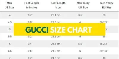 gucci 2248 size|Gucci size chart 2022.